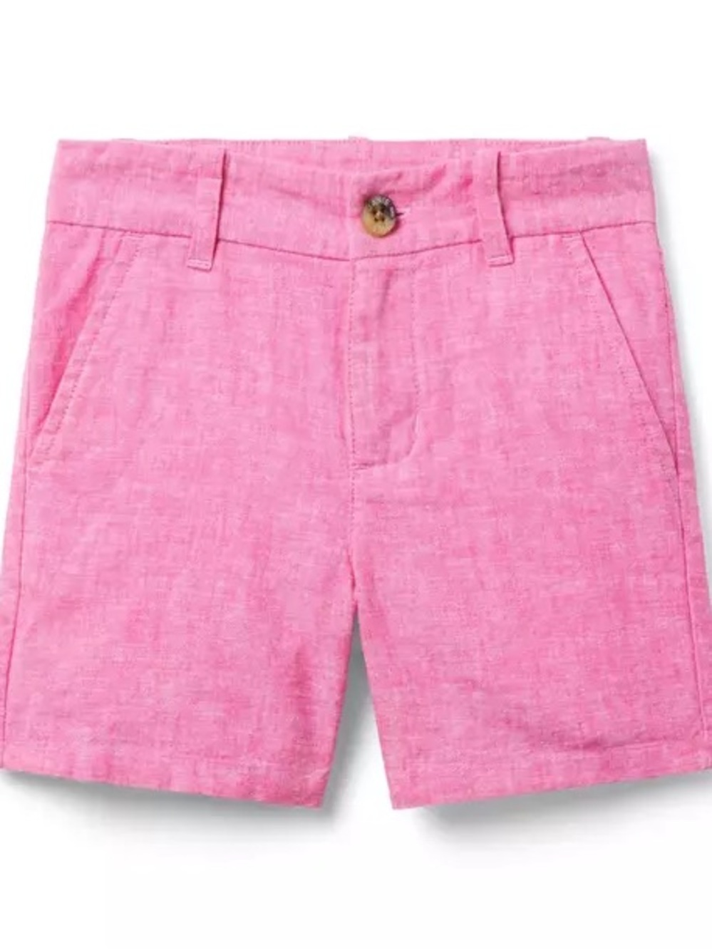 NWT Janie and Jack Pink Linen-Blend Shorts 5T